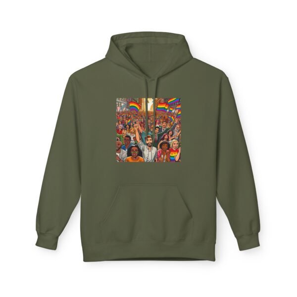Pride Celebration Hoodie, Unisex Midweight Fleece, LGBTQ+ Apparel, Soft Cozy Sweatshirt, Rainbow Graphic, Equality Gift - Image 21