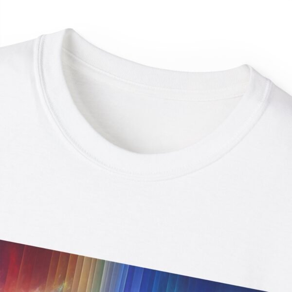 Colorful Rainbow Clouds Unisex Cotton Tee, Vibrant Graphic Tee, Casual Wear, Gift for Friends, Summer Vibes, Festival Shirt - Image 10