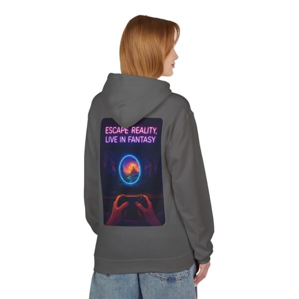 Fantasy Portal Gamer Fleece Hoodie - Escape Reality, Live in Fantasy - Image 16