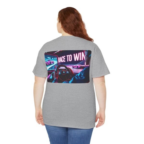 Racing SIM Inspired Unisex T-shirt, Race to Win Design - Image 23