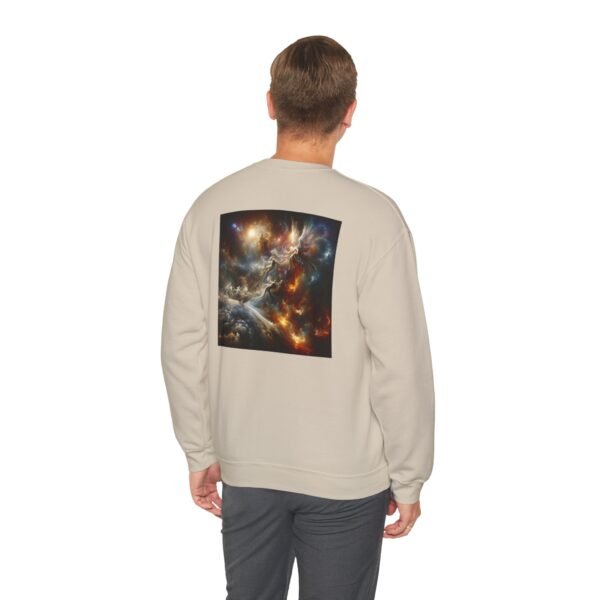 Unisex Crewneck Sweatshirt - Cosmic/Fallen Angel - Image 5