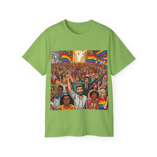 Pride Celebration Tee, Unisex Ultra Cotton T-Shirt for LGBTQ+ Support, Rainbow Parade Shirt, Festival Outfit, Gift for Allies - Image 36