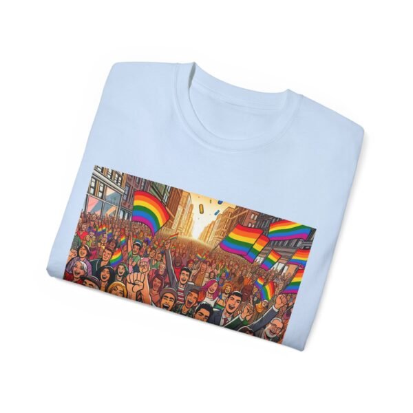 Pride Celebration Tee, Unisex Ultra Cotton T-Shirt for LGBTQ+ Support, Rainbow Parade Shirt, Festival Outfit, Gift for Allies - Image 43