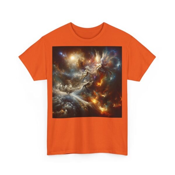 Cosmic Aura/Fallen Angel Unisex Heavy Cotton Tee (Front) - Image 28