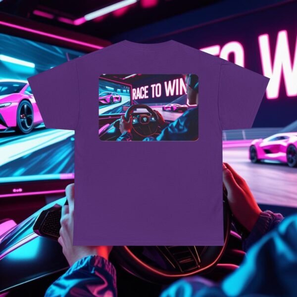 Racing SIM Inspired Unisex T-shirt, Race to Win Design