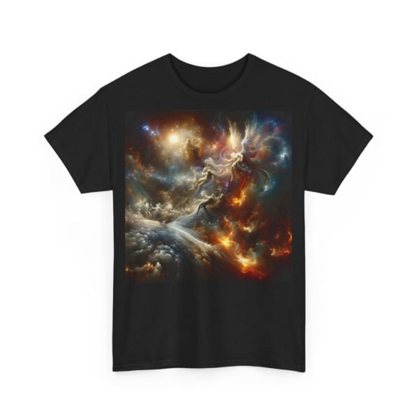Cosmic Aura/Fallen Angel Unisex Heavy Cotton Tee (Front) - Image 13
