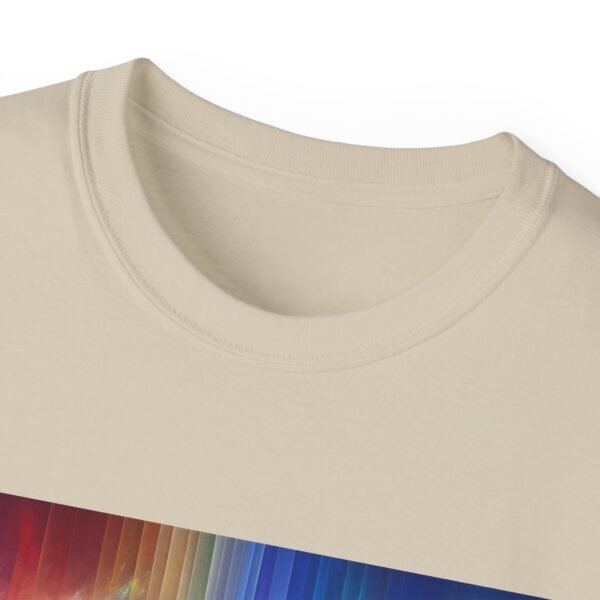 Colorful Rainbow Clouds Unisex Cotton Tee, Vibrant Graphic Tee, Casual Wear, Gift for Friends, Summer Vibes, Festival Shirt - Image 14