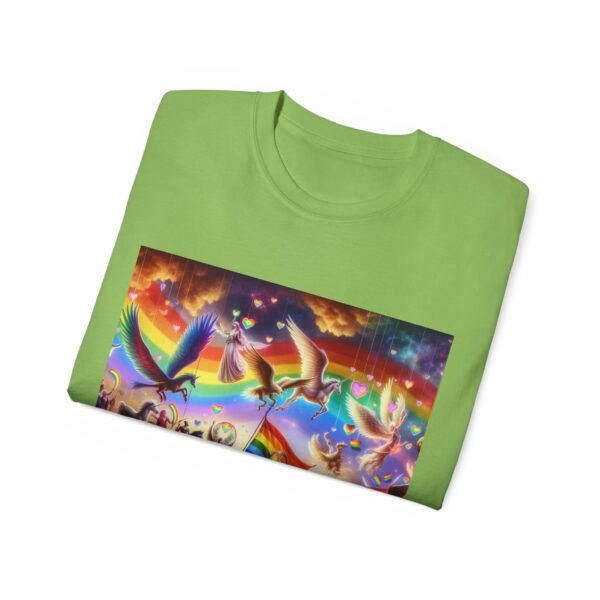 Colorful Rainbow Fantasy Tee, Unisex T-Shirt for Summer, LGBTQ Pride Apparel, Gift for Unicorn Lovers, Festival Fashion - Image 40