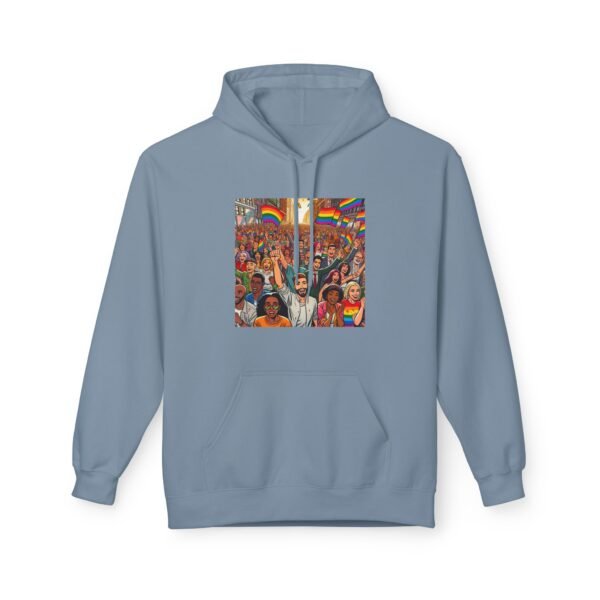 Pride Celebration Hoodie, Unisex Midweight Fleece, LGBTQ+ Apparel, Soft Cozy Sweatshirt, Rainbow Graphic, Equality Gift - Image 25