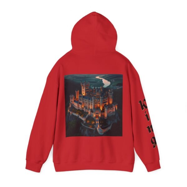 Unisex Heavy Blend™ KING (Graphic/Black on sleeve) hoodie. - Image 35