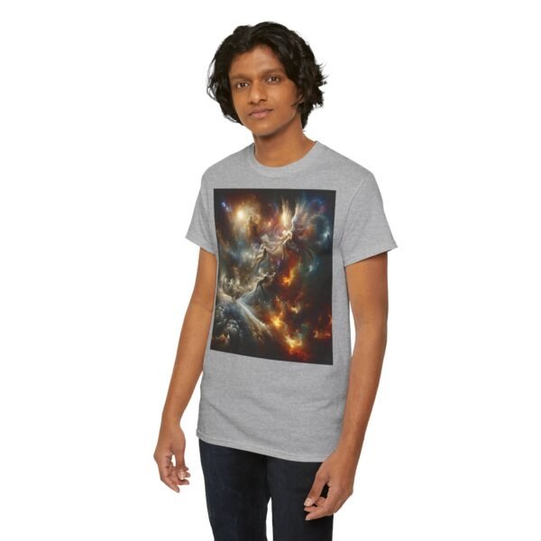 Cosmic Aura/Fallen Angel Unisex Heavy Cotton Tee (Front) - Image 20