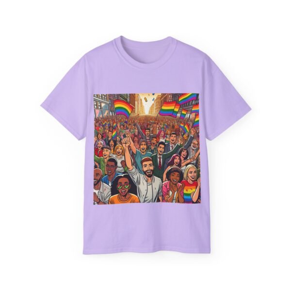 Pride Celebration Tee, Unisex Ultra Cotton T-Shirt for LGBTQ+ Support, Rainbow Parade Shirt, Festival Outfit, Gift for Allies - Image 56