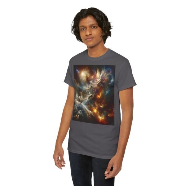 Cosmic Aura/Fallen Angel Unisex Heavy Cotton Tee (Front) - Image 50