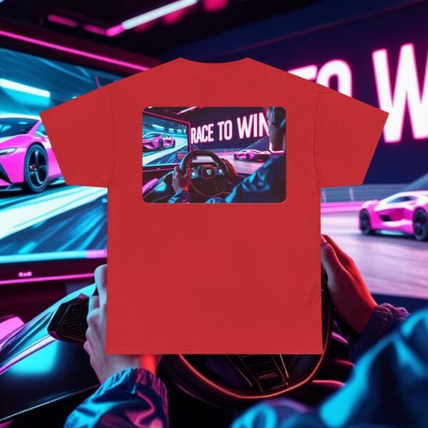 Racing SIM Inspired Unisex T-shirt, Race to Win Design - Image 56