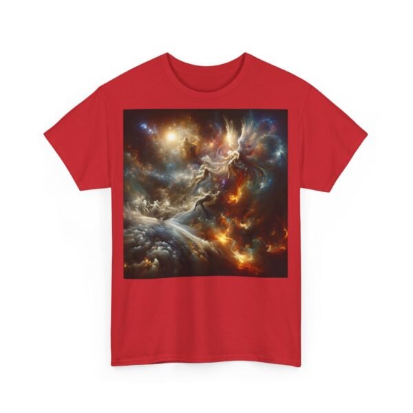 Cosmic Aura/Fallen Angel Unisex Heavy Cotton Tee (Front) - Image 68