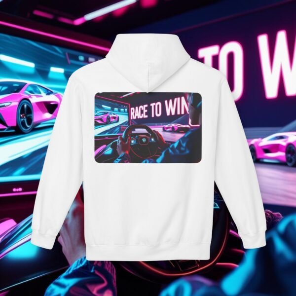 Racing SIM Inspired Unisex Hoodie, Race to Win Design