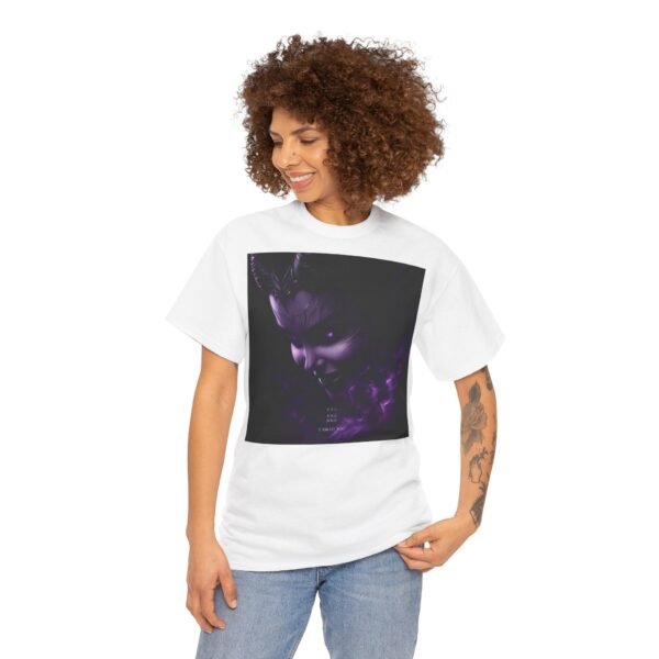 Lady Devil Unisex Heavy Cotton Tee (Front) - Image 10