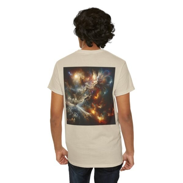 Cosmic Aura/Fallen Angel Unisex Heavy Cotton Tee - Image 5