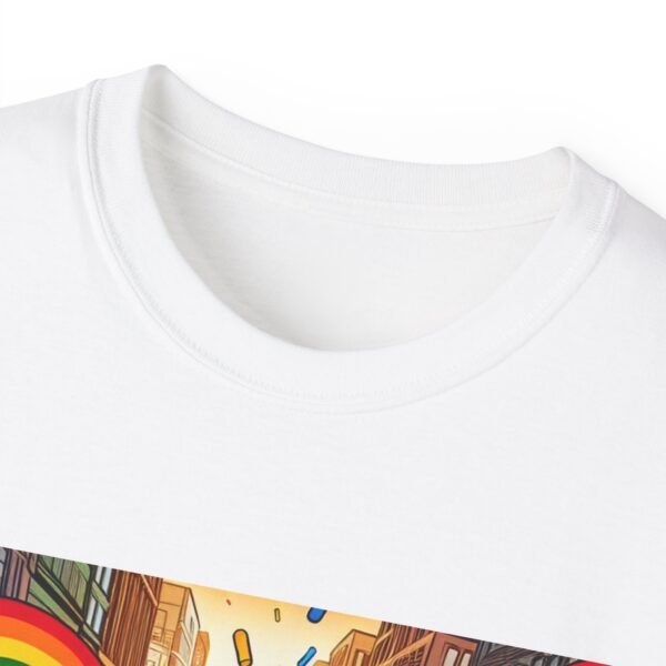 Pride Celebration Tee, Unisex Ultra Cotton T-Shirt for LGBTQ+ Support, Rainbow Parade Shirt, Festival Outfit, Gift for Allies - Image 11