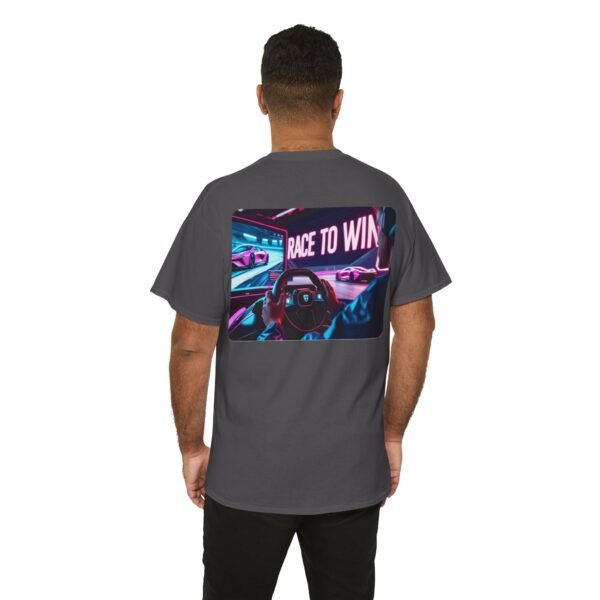 Racing SIM Inspired Unisex T-shirt, Race to Win Design - Image 42