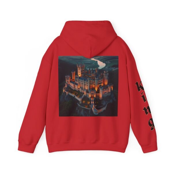 Unisex Heavy Blend™ KING (Graphic/Black on sleeve) hoodie. - Image 34