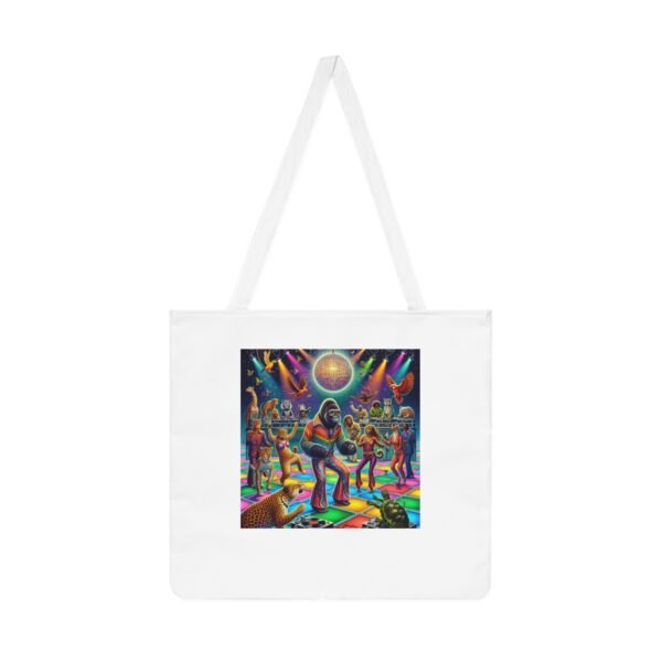 Disco Party Animal Shoulder Tote Bag - Image 2