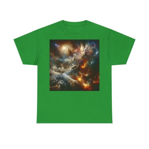 Cosmic Aura/Fallen Angel Unisex Heavy Cotton Tee (Front) - Image 41
