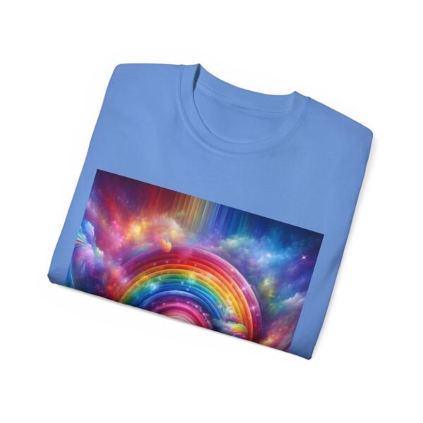 Colorful Rainbow Clouds Unisex Cotton Tee, Vibrant Graphic Tee, Casual Wear, Gift for Friends, Summer Vibes, Festival Shirt - Image 51