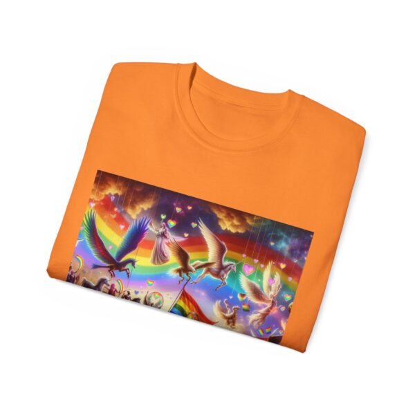 Colorful Rainbow Fantasy Tee, Unisex T-Shirt for Summer, LGBTQ Pride Apparel, Gift for Unicorn Lovers, Festival Fashion - Image 28