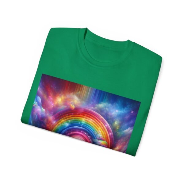 Colorful Rainbow Clouds Unisex Cotton Tee, Vibrant Graphic Tee, Casual Wear, Gift for Friends, Summer Vibes, Festival Shirt - Image 39