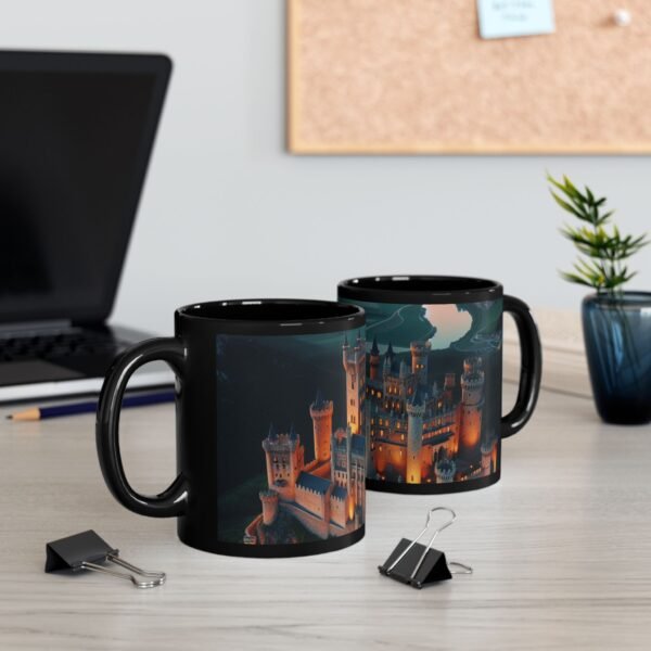 Castle, Black Mug - Image 5