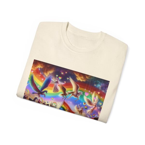 Colorful Rainbow Fantasy Tee, Unisex T-Shirt for Summer, LGBTQ Pride Apparel, Gift for Unicorn Lovers, Festival Fashion - Image 32