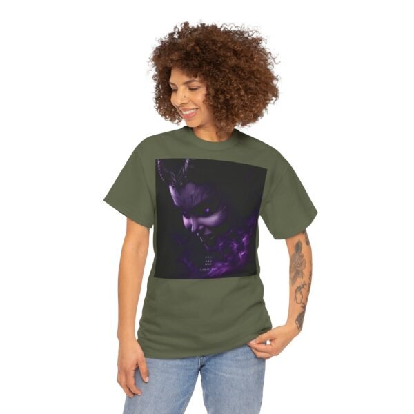 Lady Devil Unisex Heavy Cotton Tee (Front) - Image 36