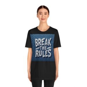 Unisex Soft Blend 'Break the Rules' T-shirt (Front)