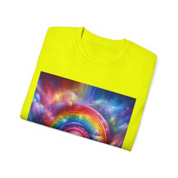 Colorful Rainbow Clouds Unisex Cotton Tee, Vibrant Graphic Tee, Casual Wear, Gift for Friends, Summer Vibes, Festival Shirt - Image 35