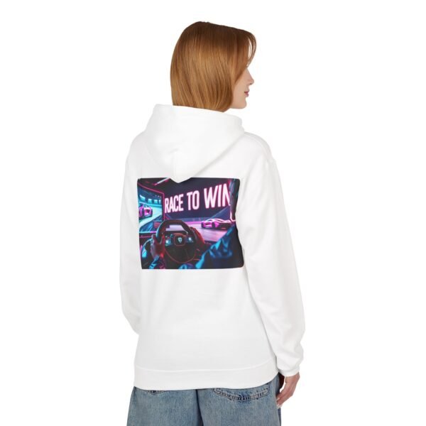 Racing SIM Inspired Unisex Hoodie, Race to Win Design - Image 4