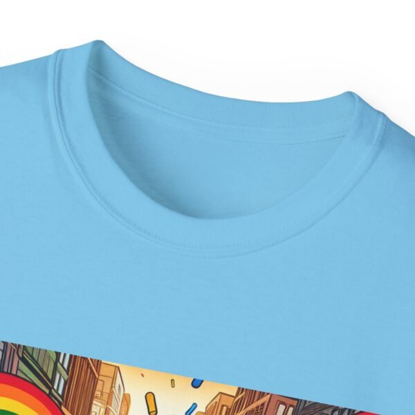 Pride Celebration Tee, Unisex Ultra Cotton T-Shirt for LGBTQ+ Support, Rainbow Parade Shirt, Festival Outfit, Gift for Allies - Image 4