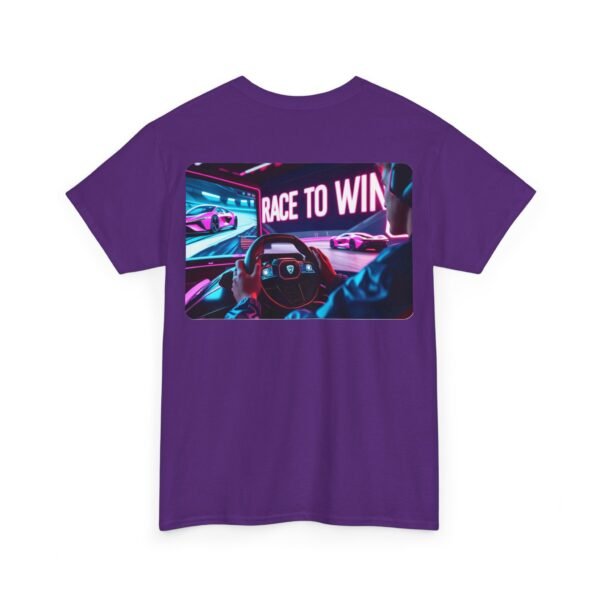 Racing SIM Inspired Unisex T-shirt, Race to Win Design - Image 4