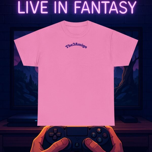 Fantasy Portal Gamer T-shirt - Escape Reality, Live in Fantasy - Image 25