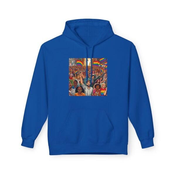Pride Celebration Hoodie, Unisex Midweight Fleece, LGBTQ+ Apparel, Soft Cozy Sweatshirt, Rainbow Graphic, Equality Gift - Image 29