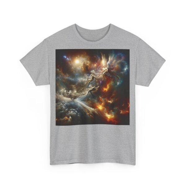 Cosmic Aura/Fallen Angel Unisex Heavy Cotton Tee (Front) - Image 18