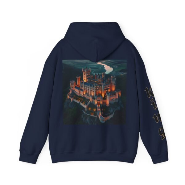 Unisex Heavy Blend™ KING (Graphic/Black on sleeve) hoodie. - Image 26