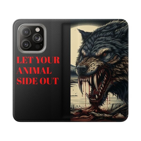 Wolf Flip Case for Phone, Let Your Animal Side Out - Image 109