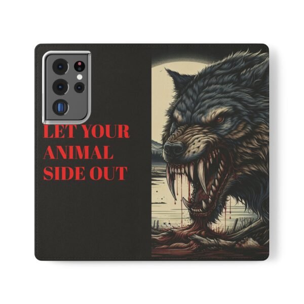 Wolf Flip Case for Phone, Let Your Animal Side Out - Image 69