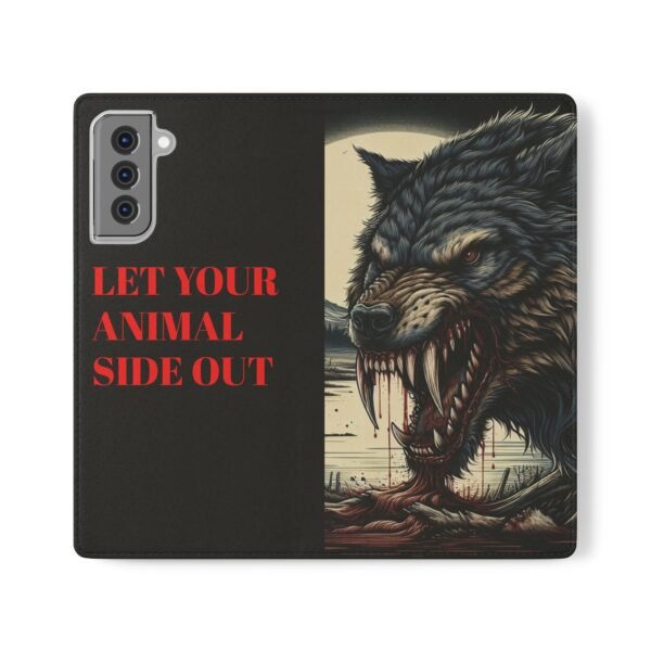 Wolf Flip Case for Phone, Let Your Animal Side Out - Image 65