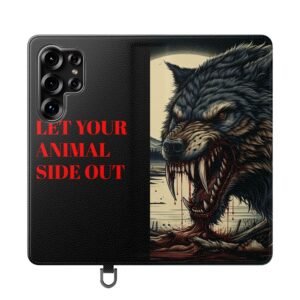 Wolf Flip Case for Phone, Let Your Animal Side Out