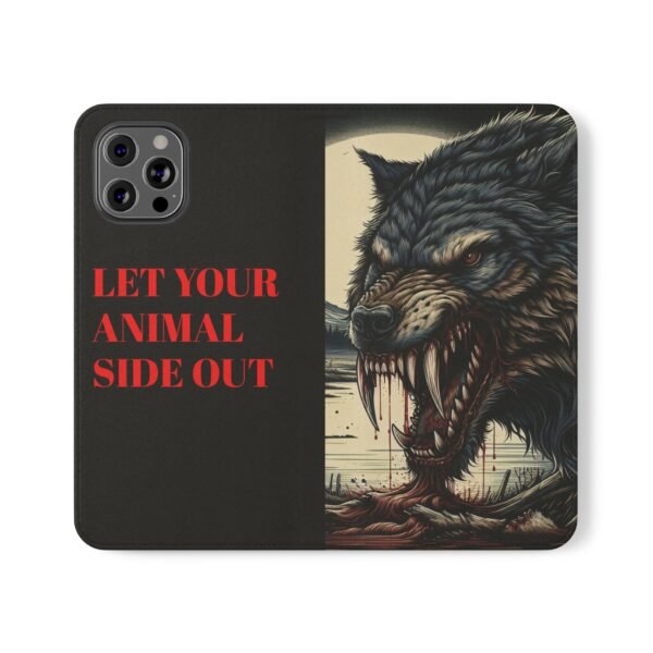 Wolf Flip Case for Phone, Let Your Animal Side Out - Image 45