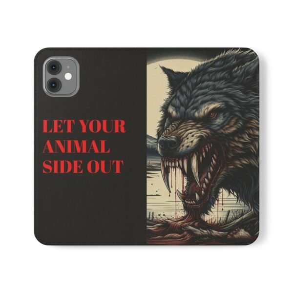 Wolf Flip Case for Phone, Let Your Animal Side Out - Image 49