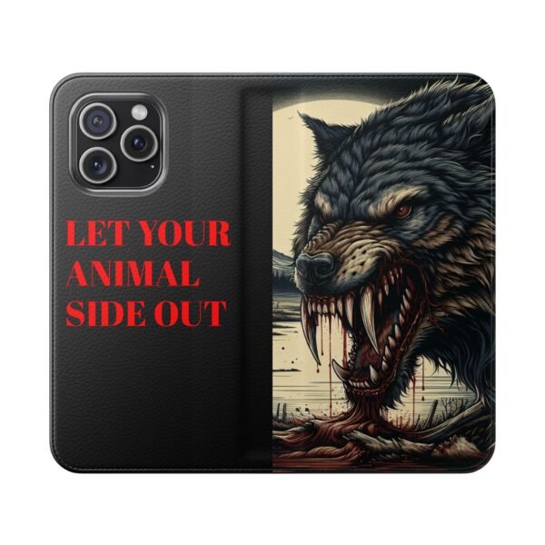 Wolf Flip Case for Phone, Let Your Animal Side Out - Image 101