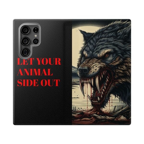 Wolf Flip Case for Phone, Let Your Animal Side Out - Image 129